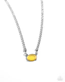 Dynamic Delicacy - Yellow Necklace