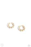 Bubbly Basic - Gold Cuff Earring
