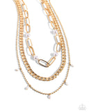 Presidential Passion - Gold Necklace