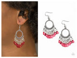 Paradise Palace - Red Earring