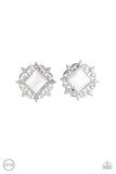 Get Rich Quick - White Clip-on Earring