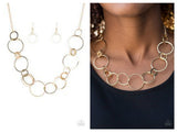 Follow The RINGLEADER - Gold Necklace