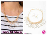 The Square Off - Gold Necklace
