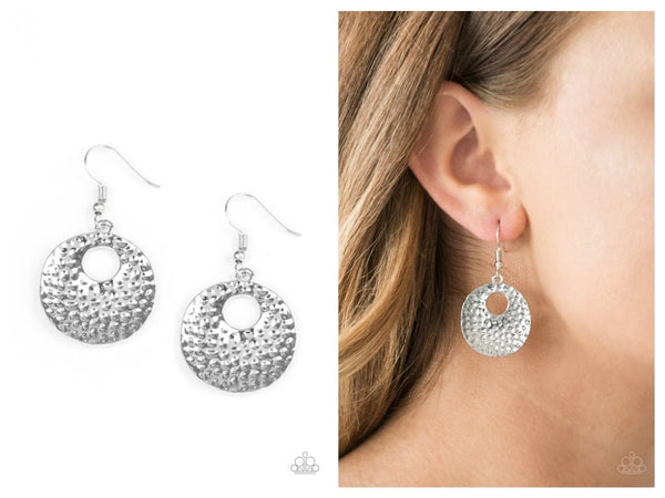 A Taste For Texture - Silver Earring