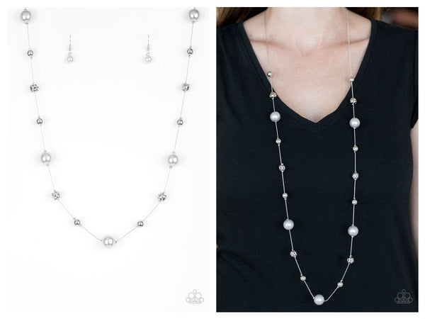 Eloquently Eloquent - Silver Necklace