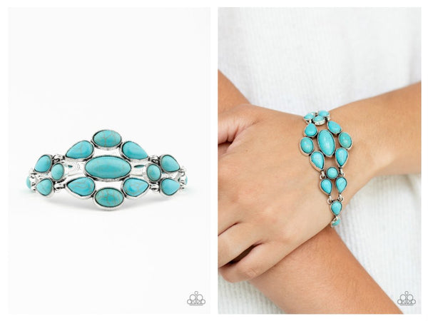 Blooming Prairies - Blue Bracelet