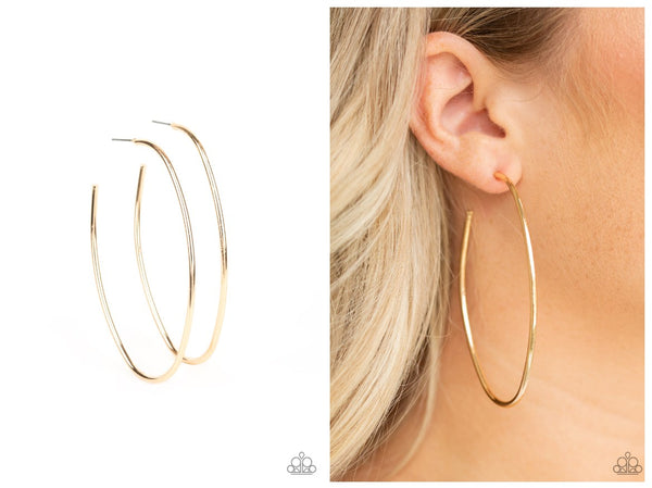 Whoop de Hoop - Gold Hoop Earring