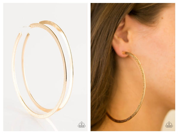 Size Them Up - Gold Hoop Earring