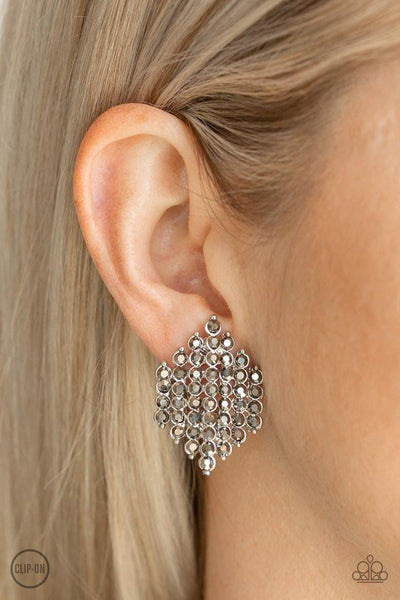 Vegas Vega - Silver Clip-on Earring