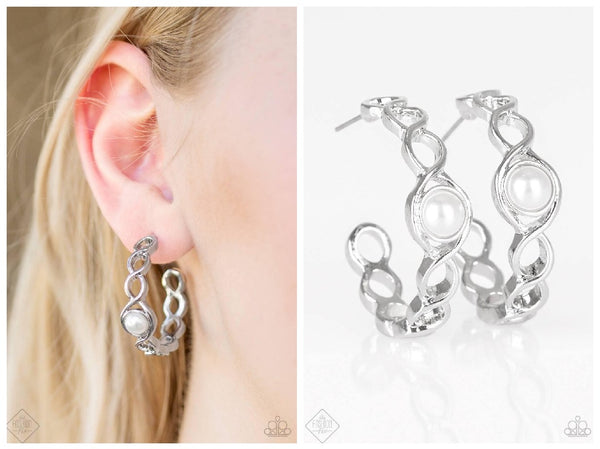 Fine Finery - Silver Hoop Earring