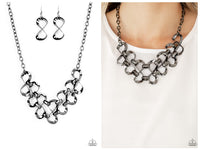 Work, Play, and Slay - Black Necklace