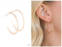 HOOP, Line, and Sinker - Copper Hoop Earring