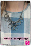 One RING After Another - Black Necklace