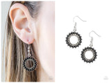 A Proper Lady - Black Earring