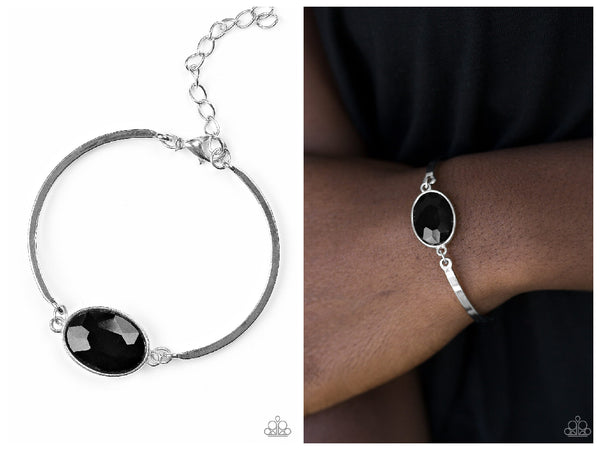 Definitely Dashing - Black Bracelet