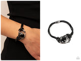 Keep Your Distance - Black Bracelet