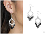 Divinely Diamond - Black Earring