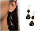 Rio Relic - Black Earring