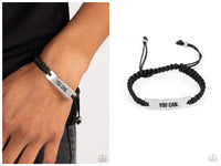 Dare to Fail - Black Bracelet