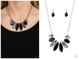 Crystallized Couture - Black Necklace