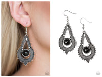 Zoomin Zumba - Black Earring