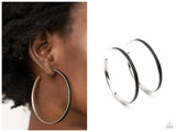 Fearless Flavor - Black Hoop Earring