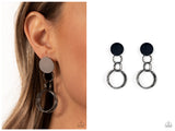 Industrialized Fashion - Black Post Earring