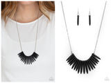 Exotic Edge - Black Necklace