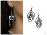 Mind OVAL Matter - Black Earring