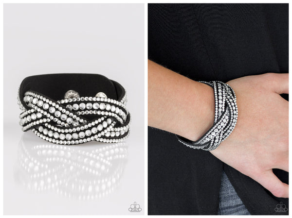 Bring On The Bling - Black Bracelet