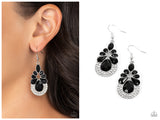 Beachfront Formal - Black Earring