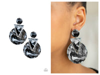 Head Under WATERCOLORS - Black Post Earring