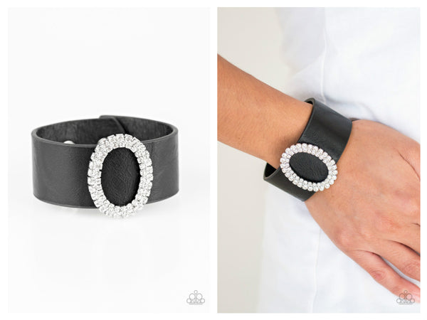 Center Stage Starlet - Black Bracelet