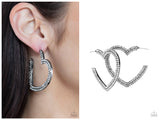 AMORE to Love - Black Hoop Earring