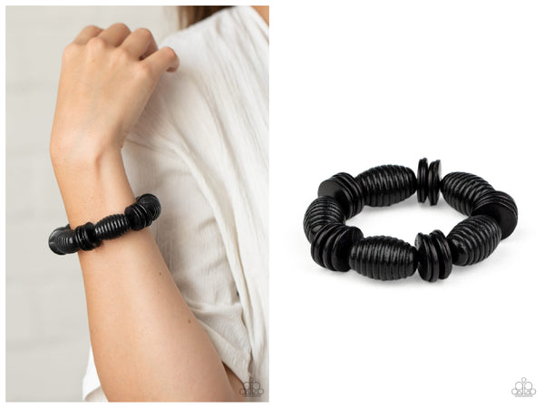 Caribbean Castaway - Black Bracelet