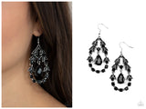 Garden Decorum - Black Earring