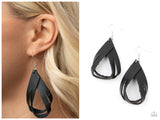 Thats A STRAP - Black Earring