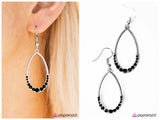 Kiss The Girl - Black Earring