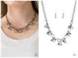 Lets Get This FASHION Show On The Road! - Black Necklace