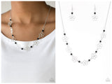 Always Abloom - Black Necklace