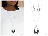 Homespun Artifact - Black Necklace