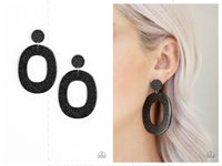 Miami Boulevard - Black Post Earring