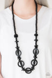Fiji Foxtrot - Black Necklace