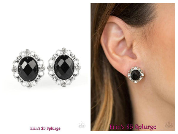 A Spring Wedding - Black Post Earring