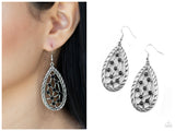 Industrial Incandescence - Black Earring