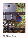 All About Glam - Black Earring