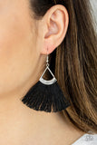 Tassel Tuesdays - Black Earring