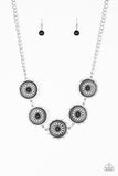 Me-dallions, Myself, and I - Black Necklace