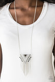 Colorfully Colossal - Black Necklace
