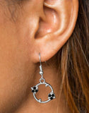 Double The Bubble - Black Earring
